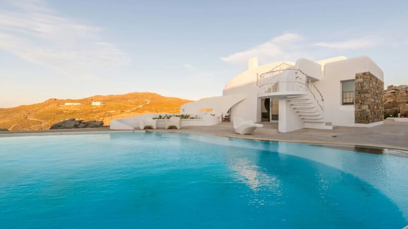 Villa for Rent in Fanari Mykonos-Villa Cassandra