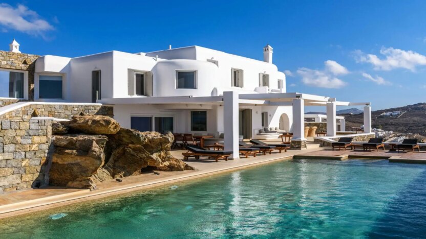 Villa for Rent in Elia Mykonos-Villa Estella