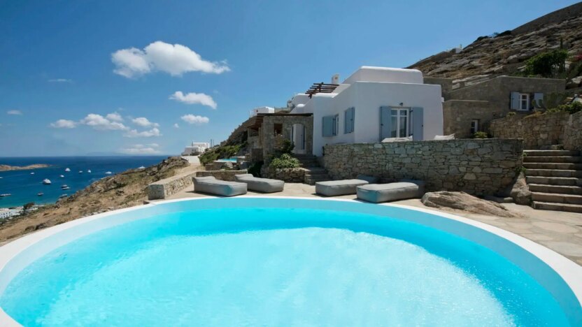 Villas for Rent in Psarou Mykonos-Villa Keziah