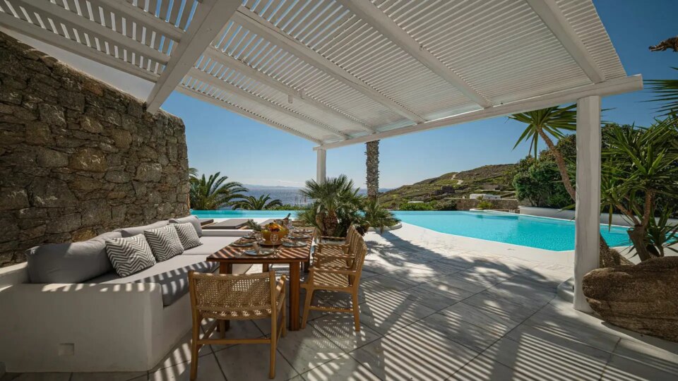 Villa for Rent in Aleomandra Mykonos-Villa Ruth