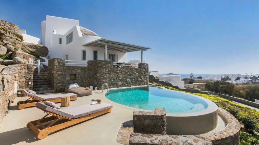 Villa for Rent in Platis Gialos Mykonos-Villa Pandora