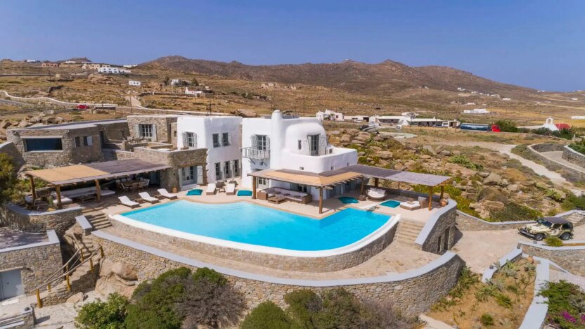 Villa for Rent in Tourlos Mykonos-Villa Beauty