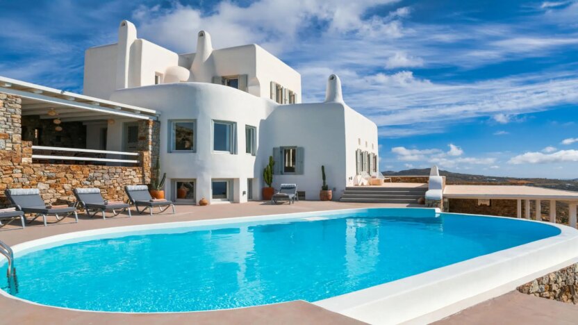 Mykonos Villas for Rent Villa Blast Kounoupas Mykonos