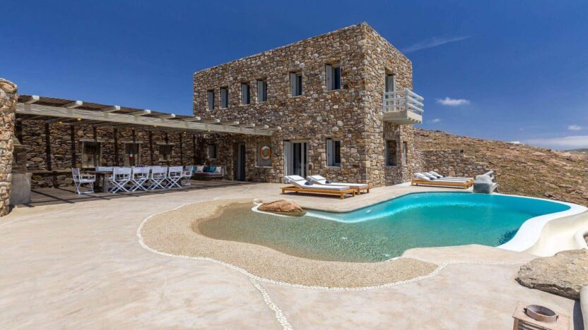 Villa for Rent in Agrari Mykonos-Villa Club