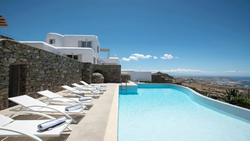 Villa for Rent in Fanari Mykonos-Villa Eccentric