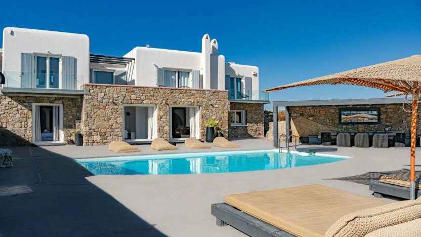 Villa for Rent in Kanalia Mykonos-Villa Elegant