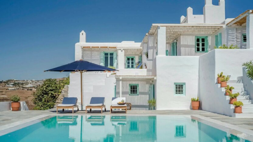 Villa for Rent in Agia Sophia Mykonos-Villa Esthète