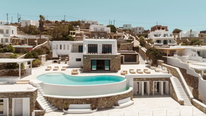 Villa for Rent in Aleomandra Mykonos-Villa Etiquette