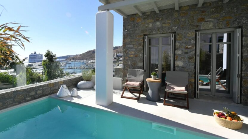 Villa for Rent in Tourlos Mykonos-Villa Gaja