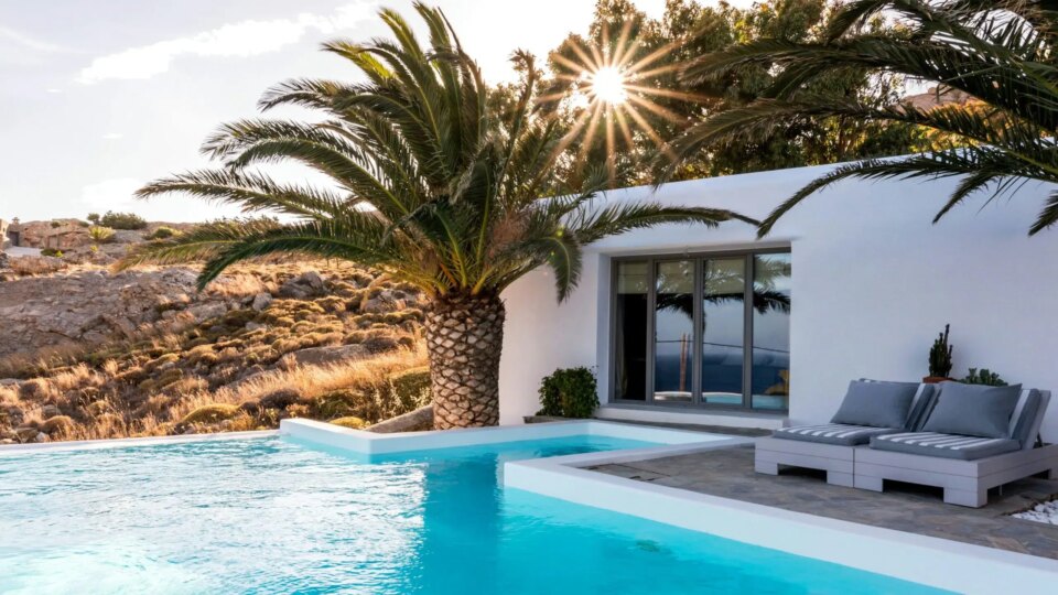 Villas for Rent in Elia Mykonos-Villa Fiorellino