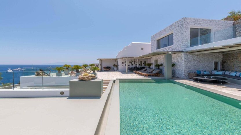 Villa for Rent in Psarou Mykonos-Villa Rapture