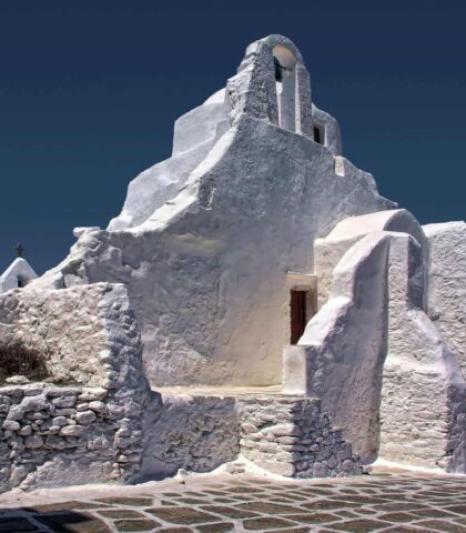 The Church of Panagia Paraportiani in Mykonos