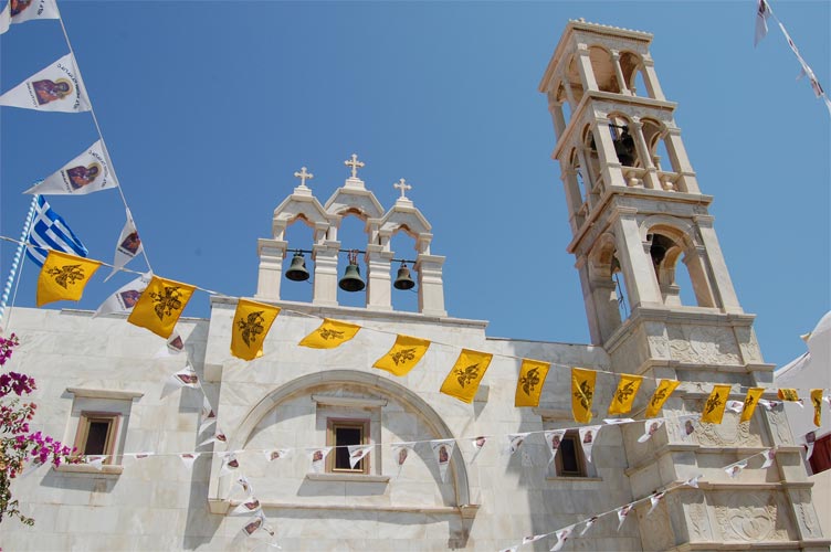 Panagia Tourliani Monastery in Mykonos Greece