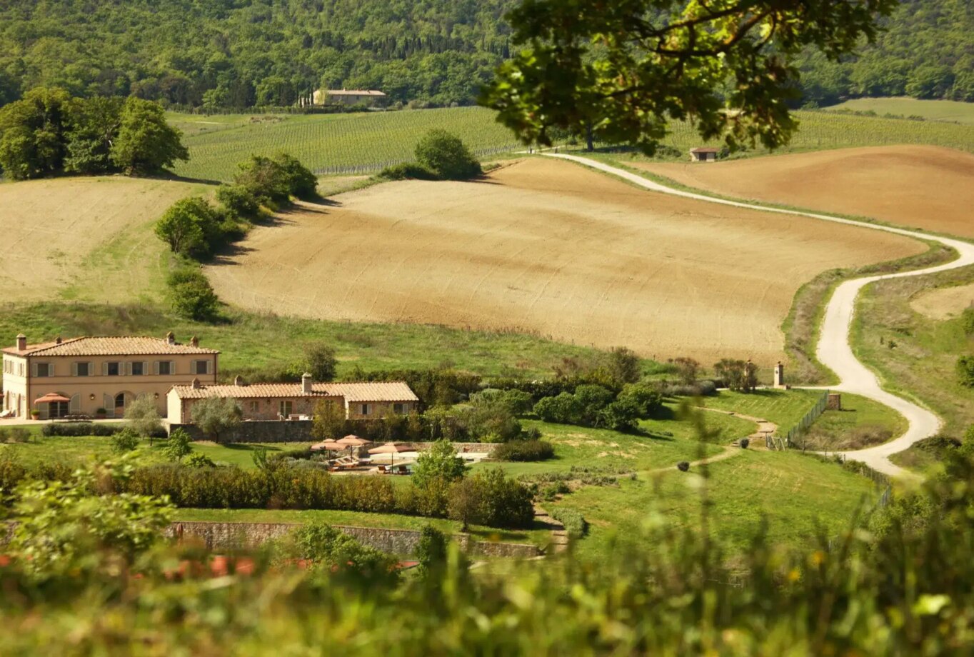 Tuscany Villas for Rent Casa del Fiume Castiglion del Bosco Valdorcia Tuscany
