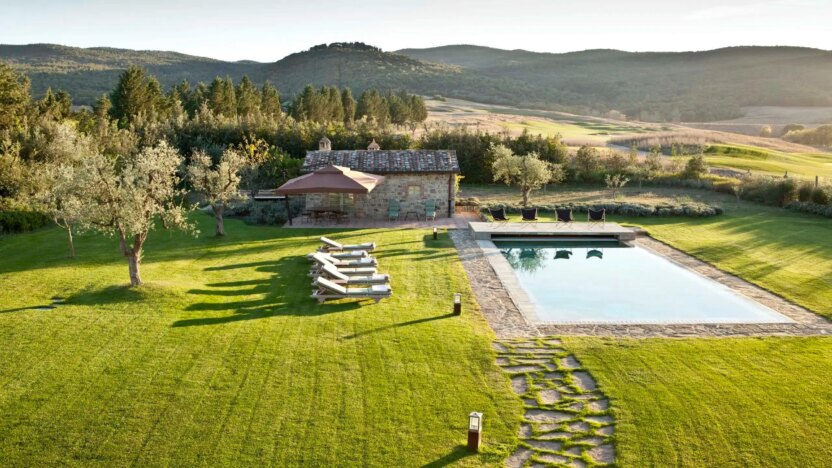 Villas for Rent in Castiglion del Bosco Valdorcia Tuscany-Villa Biondi