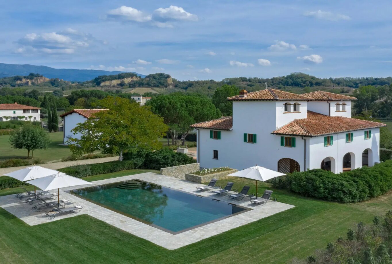 Villas for Rent in Reggello Florence Tuscany-Villa Due Torri