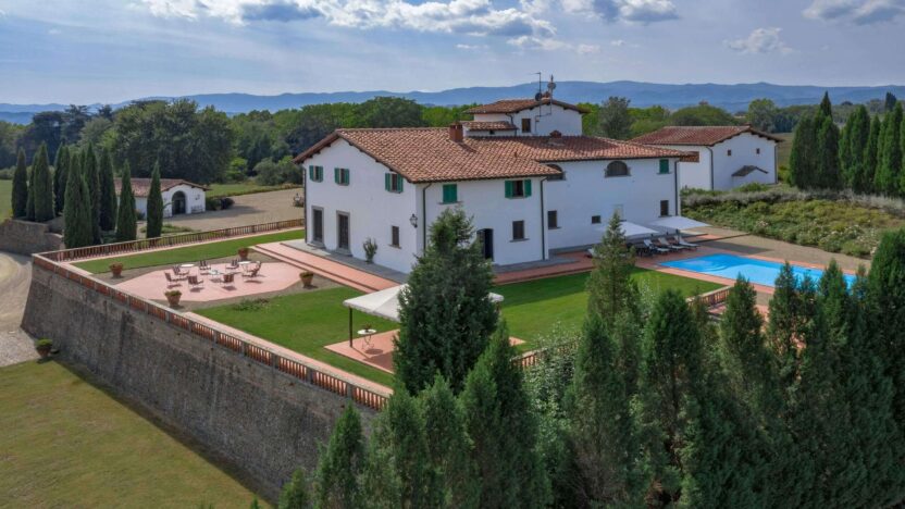 Villas for Rent in Reggello Florence Tuscany-Villa Gelso