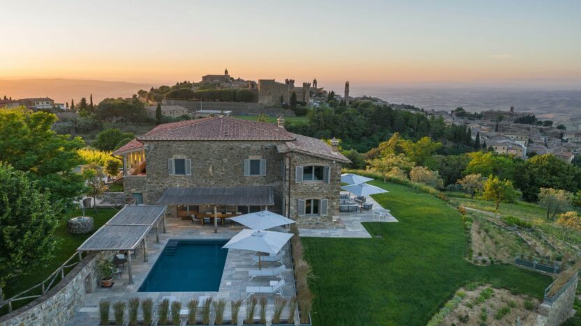 Villas for Rent in Montalcino Val d'Orcia Tuscany-Villa Palazzetta