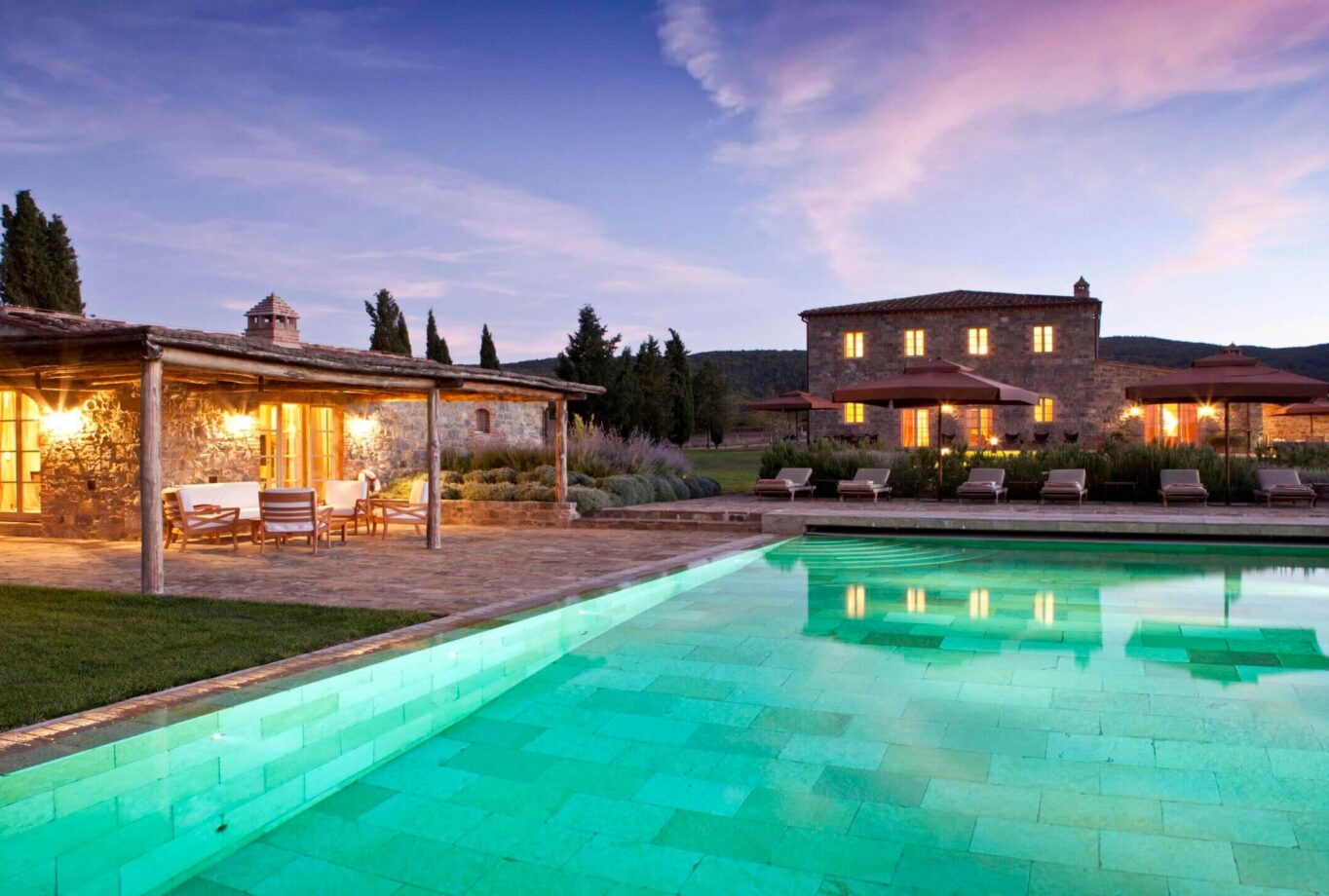 Villas for Rent in Castiglion del Bosco Valdorcia Tuscany-Villa Sant' Anna