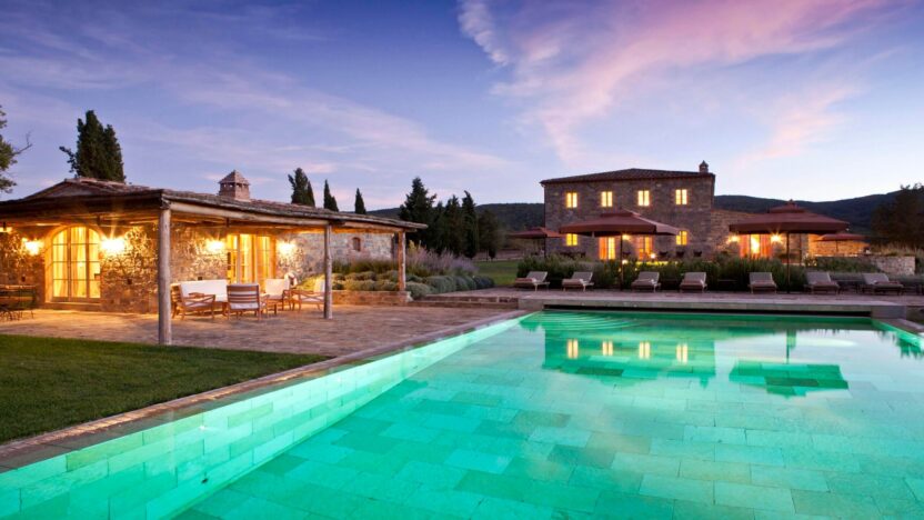 Villas for Rent in Castiglion del Bosco Valdorcia Tuscany-Villa Sant' Anna