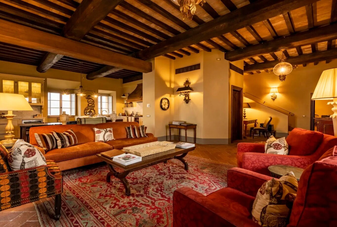 Villas for Rent in Casole d'Elsa Siena Tuscany-Penthouse Bargagli