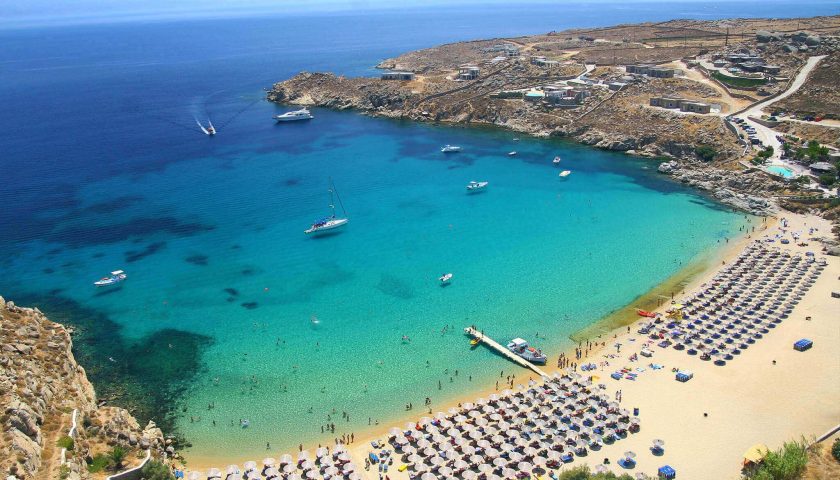 Mykonos Beaches: Kinglike Sun, Sea, Salt, Sand and water mix