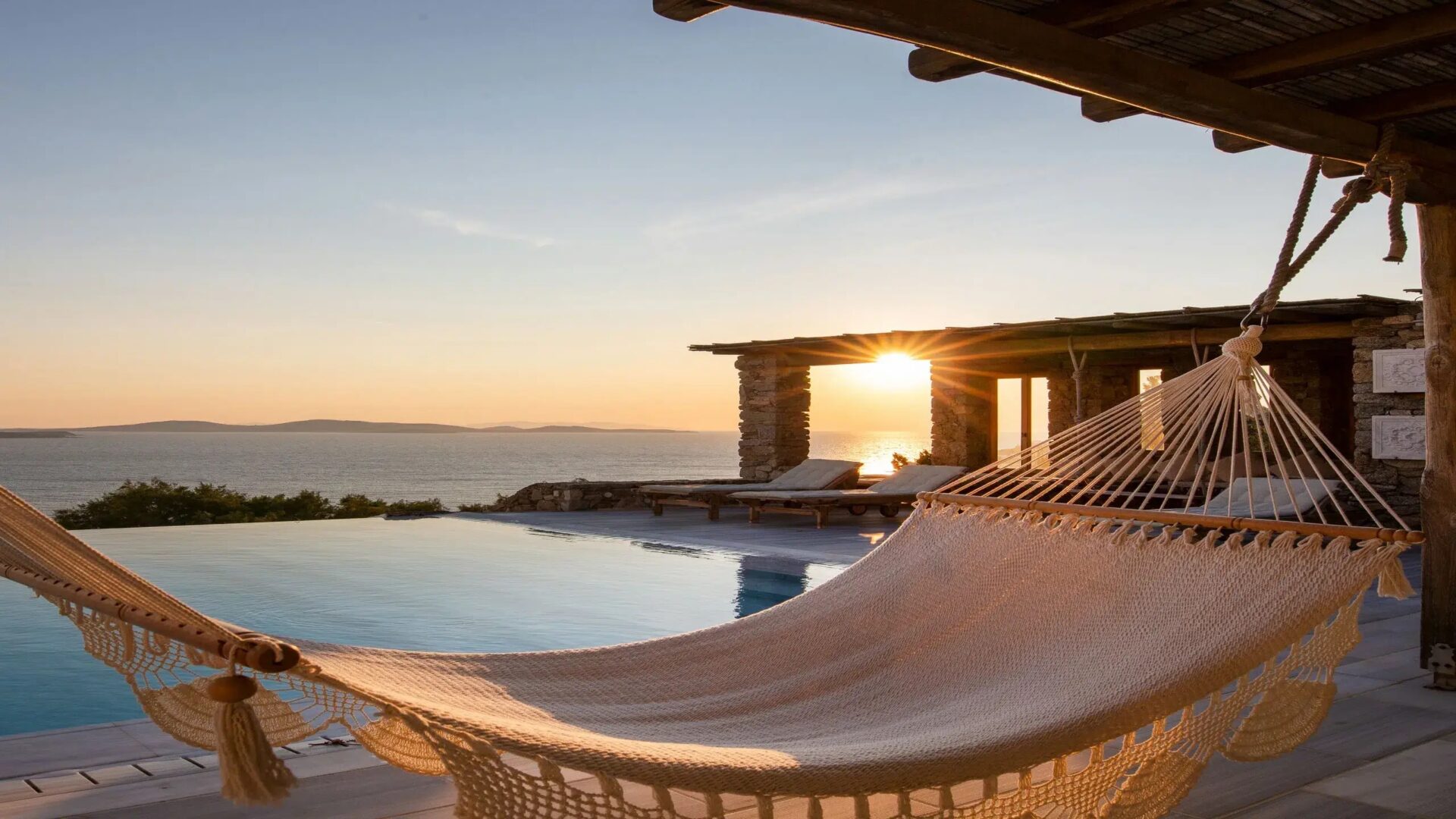 A Mykonos villa with Pool and sunset view - Promoting Kinglike's Mykonos Villas Rentals