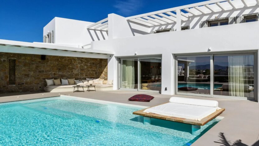 Villa for Rent in Drafaki Mykonos-Villa Palazzo