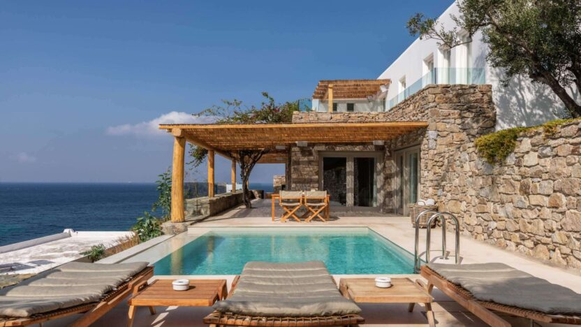 Villa for Rent in Megali Ammos Mykonos-Villa Nest