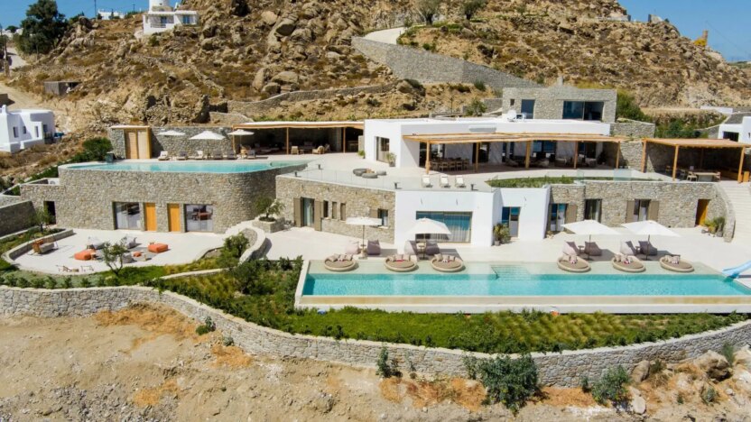 Villa for Rent in Psarou-Mykonos-Villa Colosseum