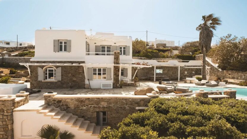 Villa for Rent in Aleomandra Mykonos-Villa Asia