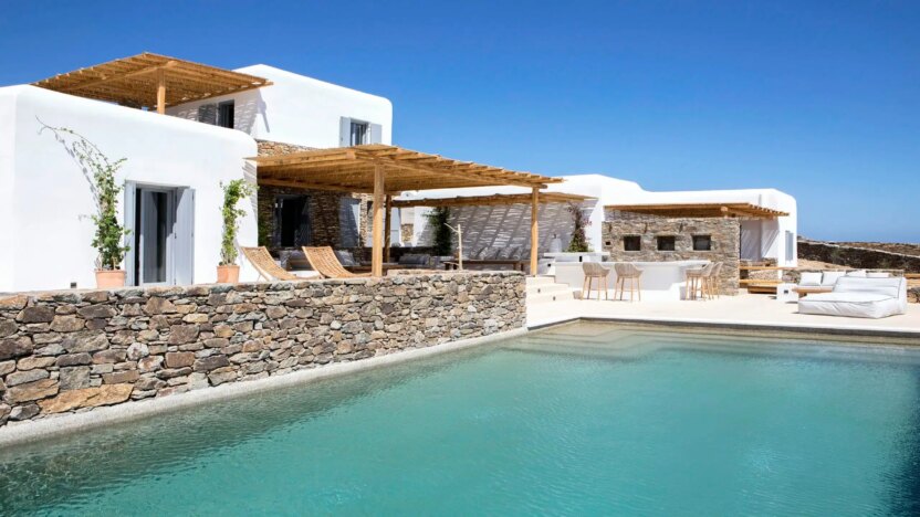 Villa for Rent in Myrsini Mykonos-Villa Habitat