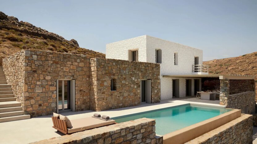 Villas for Rent in Kalo Livadi Mykonos-Villa Arnaldo