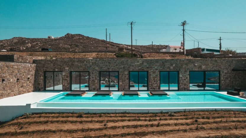 Villa for Rent in Ftelia Mykonos-Villa Medusa