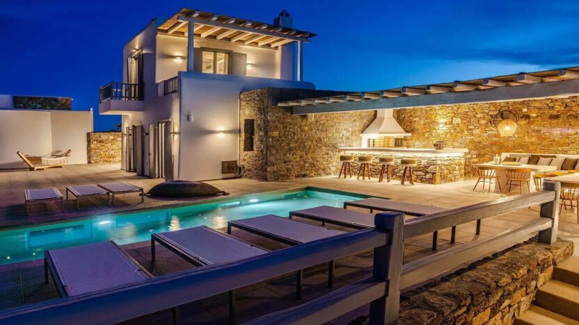 Villa for Rent in Kalafatis Mykonos-Villa Tanja