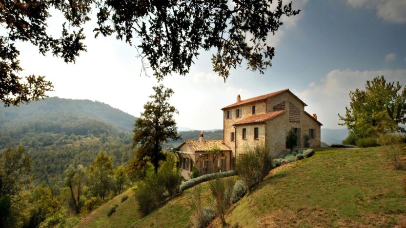 Villas for Rent in Lisciano Niccone Tuscany-Villa Spinaltermine