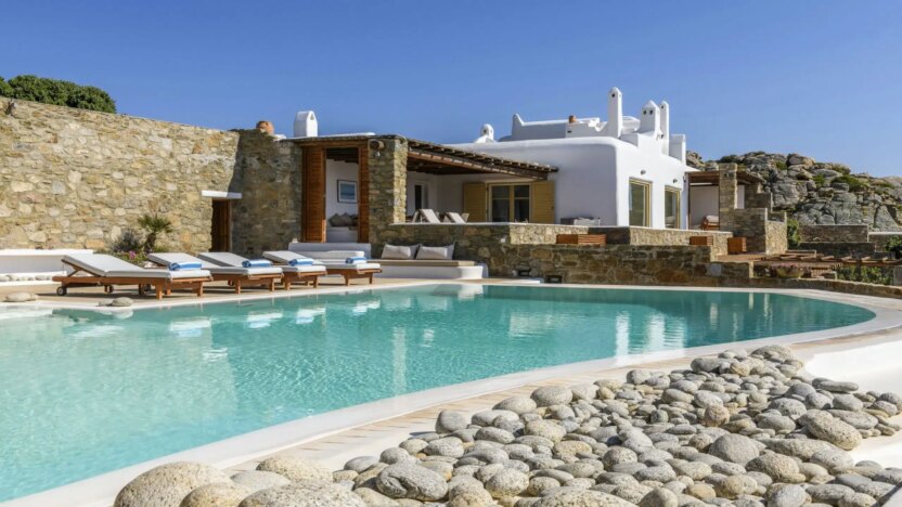 Villas for Rent in Tourlos Mykonos-Villa Tramonto