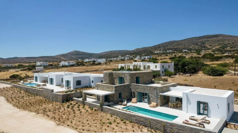 Paros Villas for Rent Myriam Estate Aspro Chorio Paros