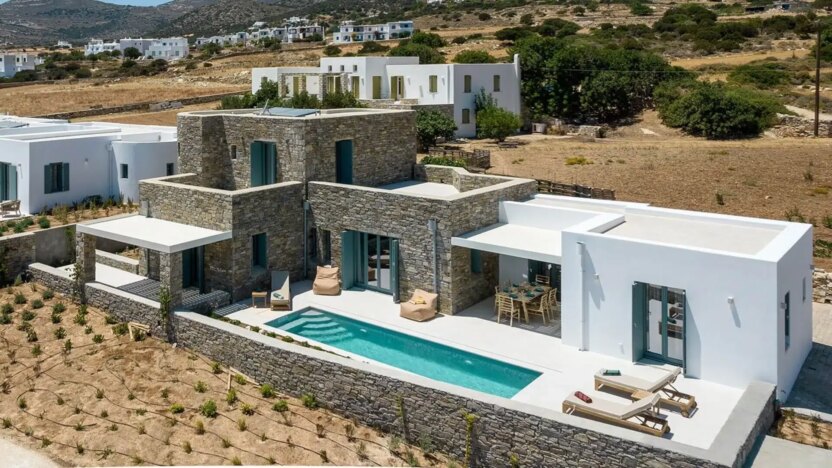 Paros Villas for Rent Villa Amy Aspro Chorio Paros