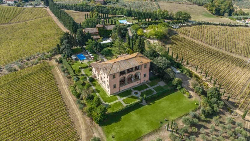 Villas for Rent in San Casciano Val di Pesa Chianti Tuscany-Palazzo Machiavelli