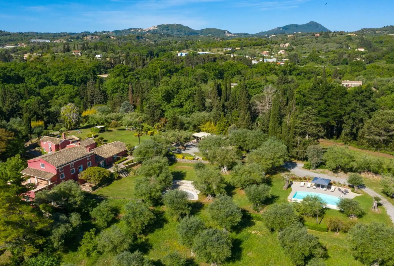 Corfu Villas for Rent Villa Memorabilia Triklino Corfu