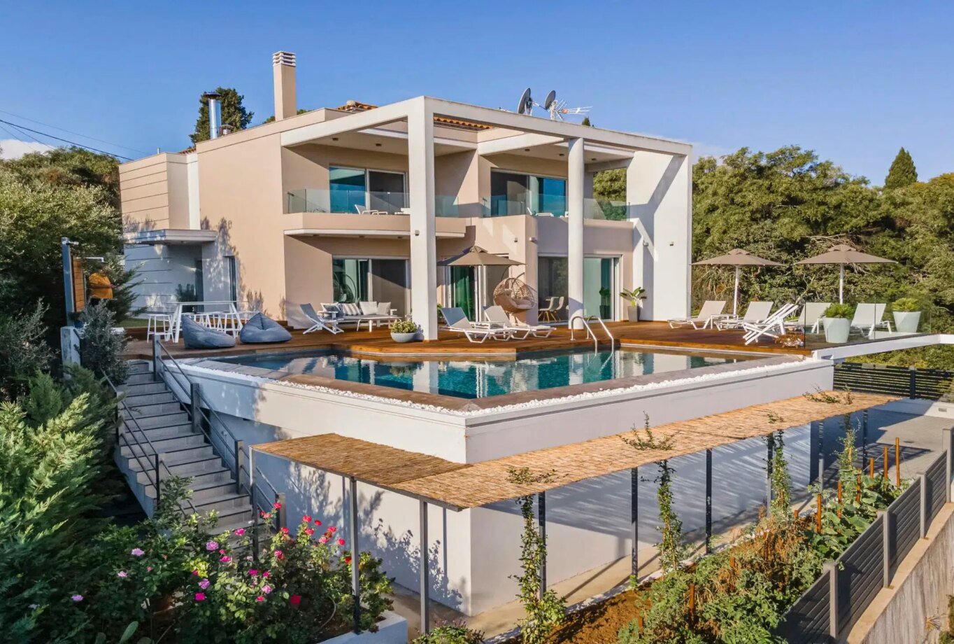 Corfu Villas for Rent Villa Stardust Evropouli Corfu
