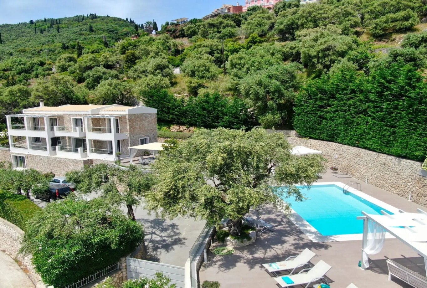 Corfu Villas for Rent Villa Planula Spartilas Corfu