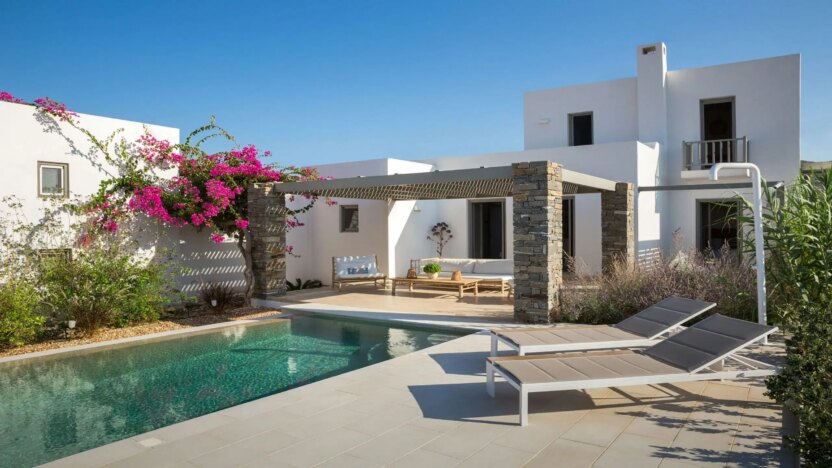 Paros Villas for Rent Villa Jeanette Agios Andreas Paros