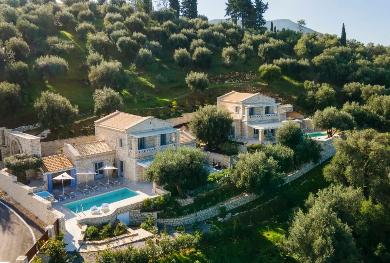 Corfu Villas for Rent Piedra Estate Vasilika Peritheias Corfu