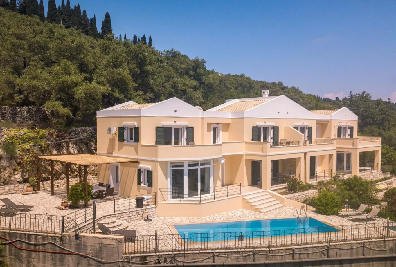 Corfu Villas for Rent Villa Triton Loustri Corfu