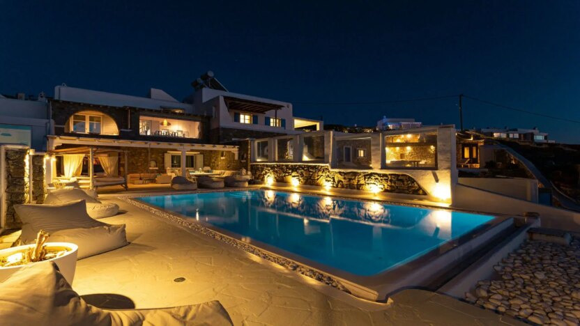 Villas for Rent in Pouli Mykonos-Villa Meliae