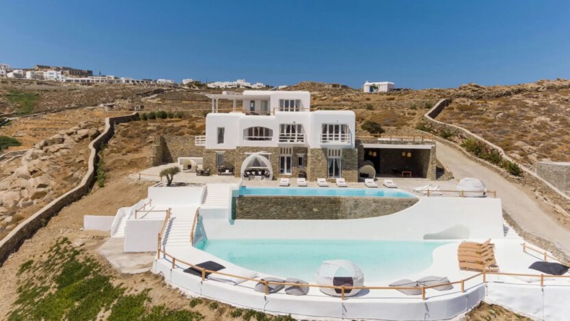 Villa for Rent in Ornos Mykonos-Villa Myth