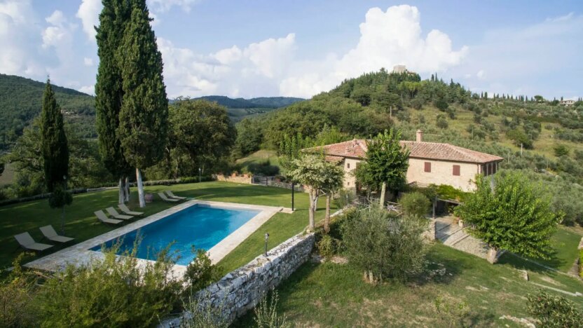 Villas for Rent in Gaiole in Chianti Tuscany-Villa Gaiole