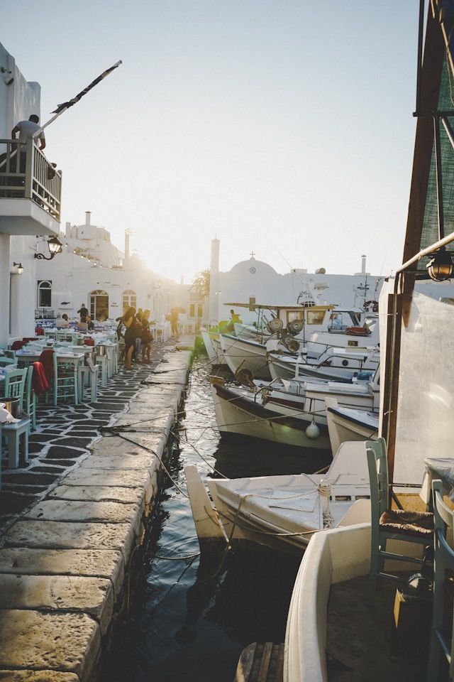 seafront villages in Paros for food lovers